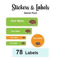 Starter Pack Labels Jacky - Pack of 78