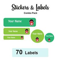 Sticker Combo Pack Labels Mark - Pack of 70