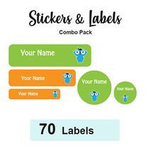 Sticker Combo Pack Labels Nick - Pack of 70