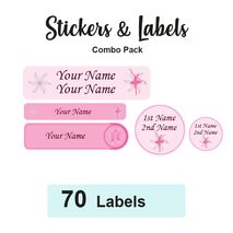 Sticker Combo Pack Labels Bellet - Pack of 70