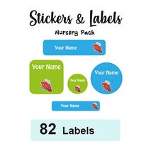 Nursery Pack Labels Train - Pack of 82