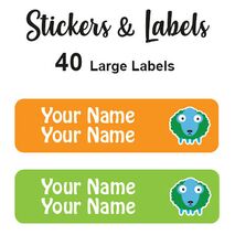 Large Labels 40pc Billy - perfect for books and bags