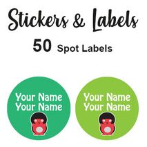 Spot Labels 50pc - Mark