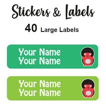 Large Labels 40pc Mark - perfect for books and bags