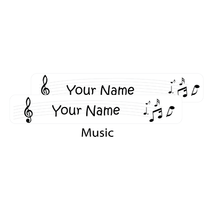 Twins Pack Labels Music  - Pack of 78