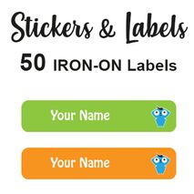 Iron-On Labels 50 pc - Nick