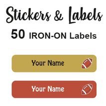 Iron-On Labels 50 pc - Rugby