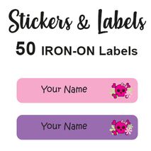 Iron-On Labels 50 pc - Skull