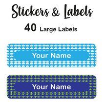 Large Labels 40pc Transport - perfect for books and bags