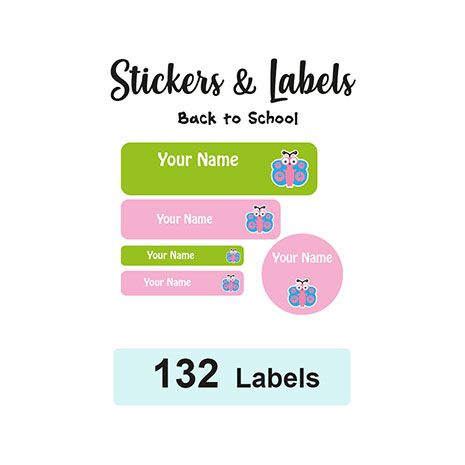 Back to School Pack Labels Belle - Pack of 132