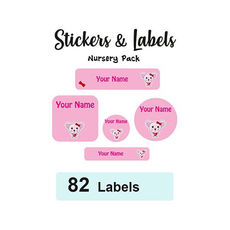 Nursery Pack Labels Cutie - Pack of 82