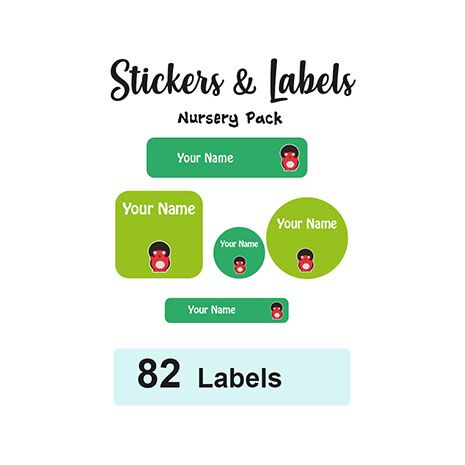 Nursery Pack Labels Mark - Pack of 82