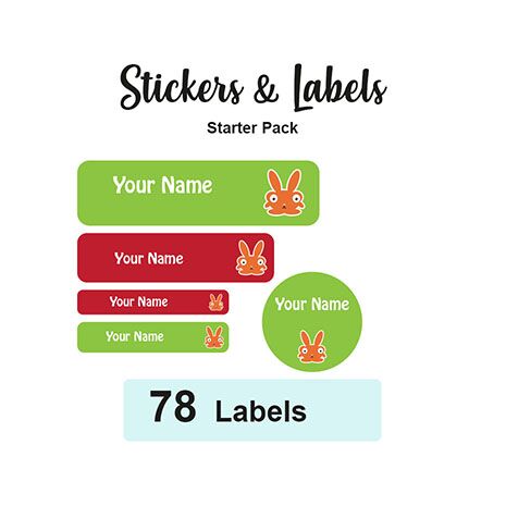 Starter Pack Labels Mike - Pack of 78