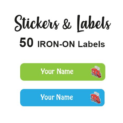 Iron-On Labels 50 pc - Iron On Labels