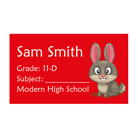 Book Labels 057 - Pack of 40