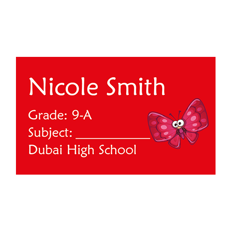 Book Labels 058 - Pack of 40