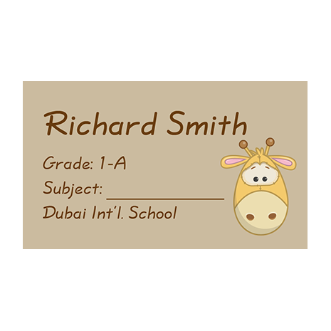 Book Labels 074 - Pack of 40