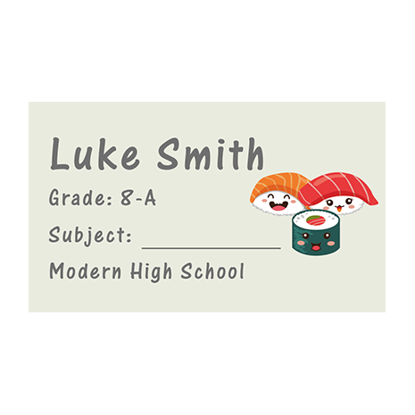 Book Labels 089 - Pack of 40