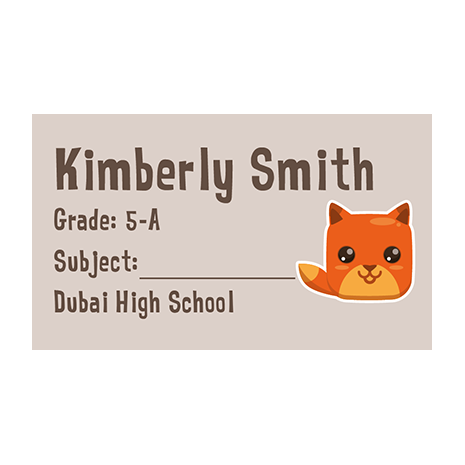 Book Labels 102 - Pack of 40