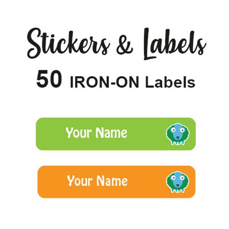 Iron-On Labels 50 pc - Billy