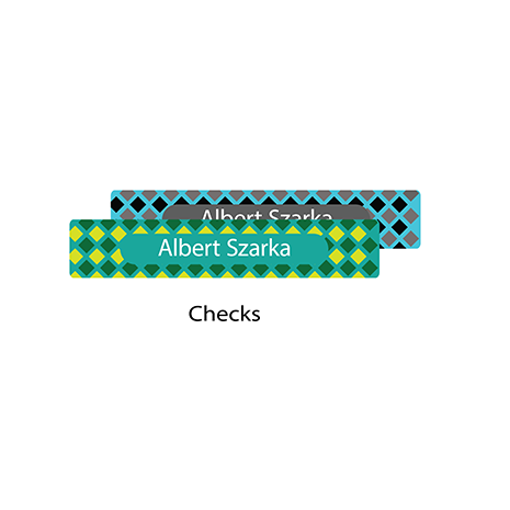 Triplets Pack Labels Checks  - Pack of 78X3