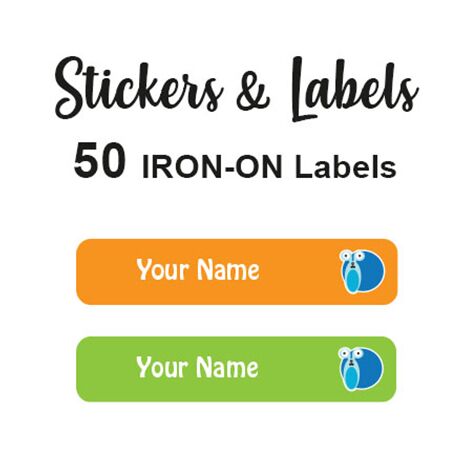 Iron-On Labels 50 pc - John