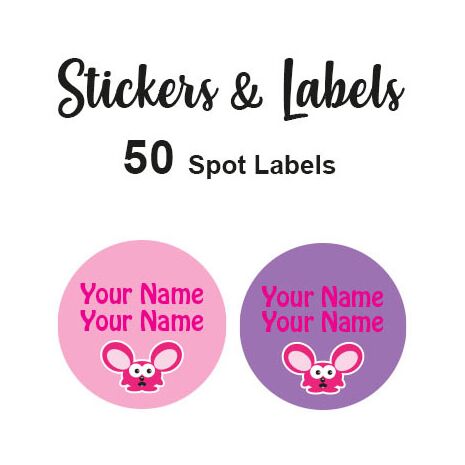 Spot Labels 50pc - Louis