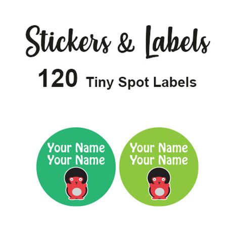 Tiny Spot Labels 120 pc - Mark