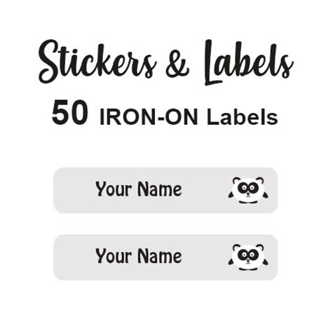 Iron-On Labels 50 pc - Micky