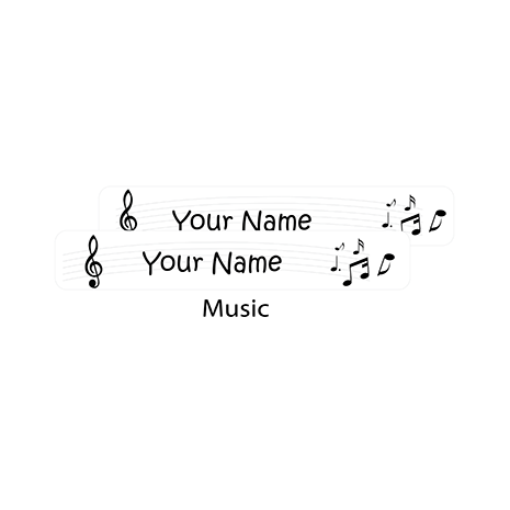 Twins Pack Labels Music  - Pack of 78