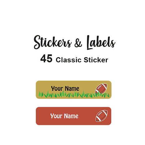 Classic Stickers 45 pc Rugby