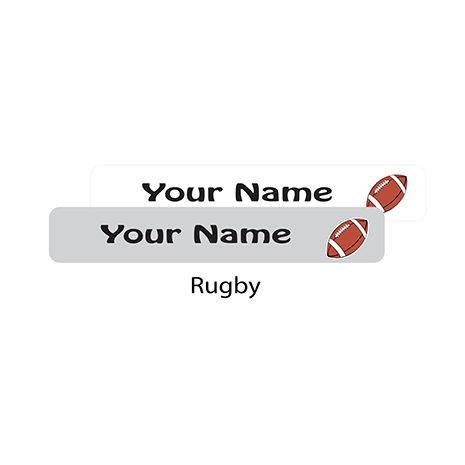 Triplets Pack Labels Rugby - Pack of 78X3