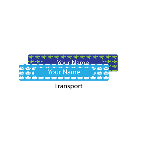 Triplets Pack Labels Transport - Pack of 78X3