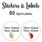 Spot Labels 50pc - Bugs