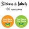 Spot Labels 50pc - Frog