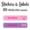 Iron-On Labels 50 pc - Louis