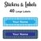 Large Labels 40pc Transport - perfect for books and bags